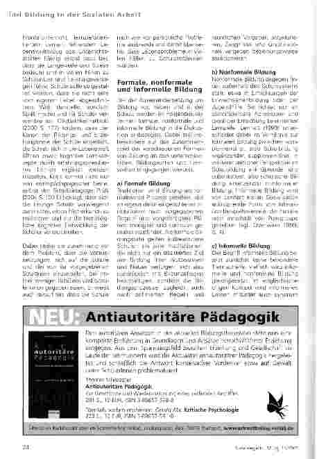 Vorschauseite 5: Bildung und Soziale Arbeit