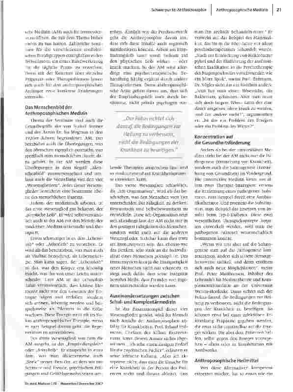 Vorschauseite 2: Zwischen Hightech und Natur