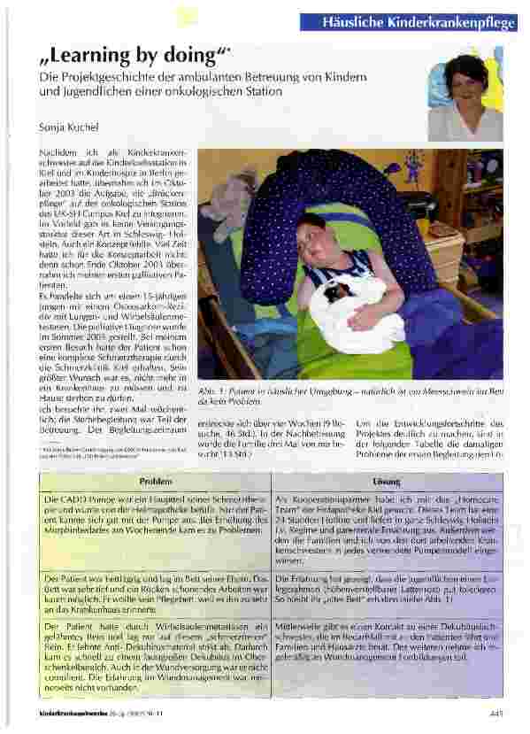 Vorschauseite 1: Learning by doing