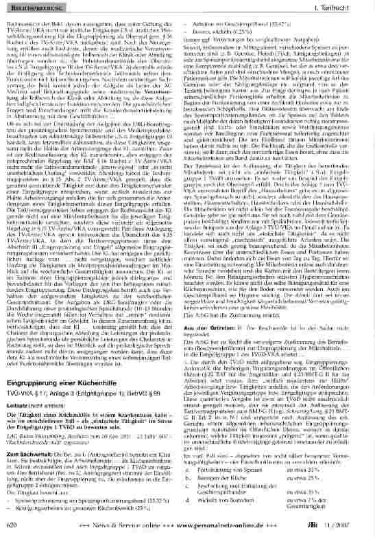 Vorschauseite 3: Eingruppierung eines Oberarztes