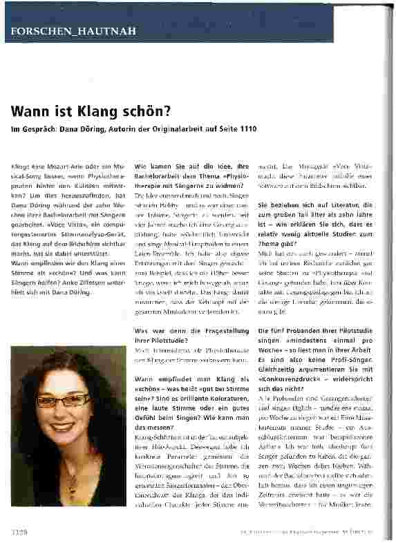 Vorschauseite 1: Wann ist Klang schön?
