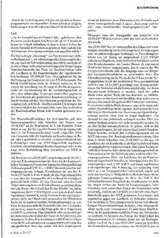 Vorschauseite 2: Medizinisches Versorgungszentrum im Krankenhaus