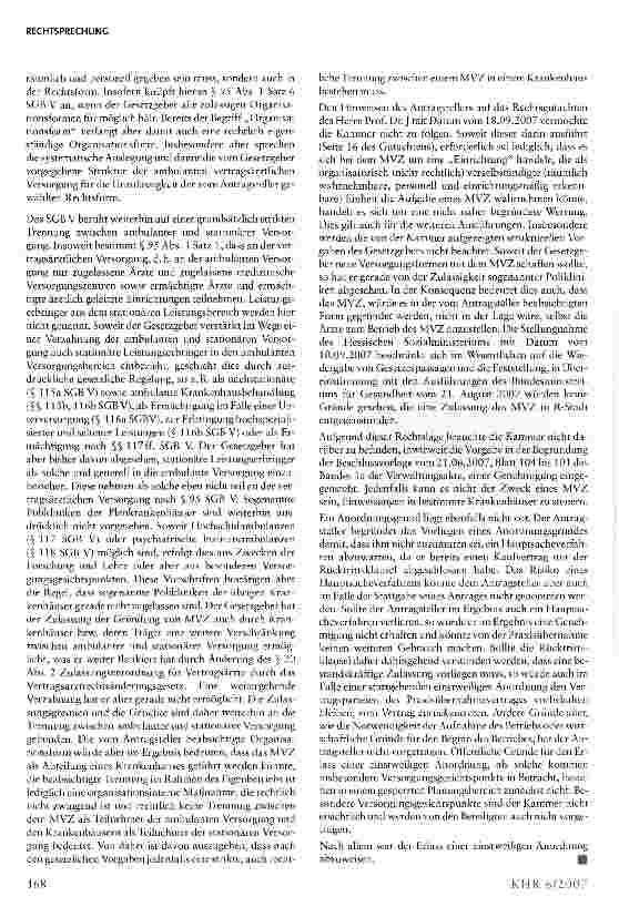 Vorschauseite 4: Medizinisches Versorgungszentrum im Krankenhaus