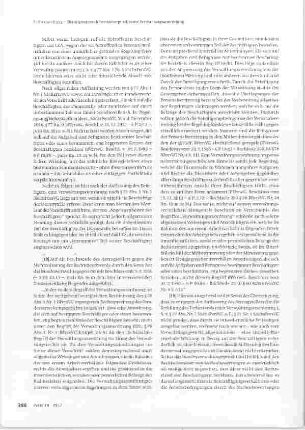 Vorschauseite 3: Dienstpostenrahmenkonzept ist keine Verwaltungsanordnung