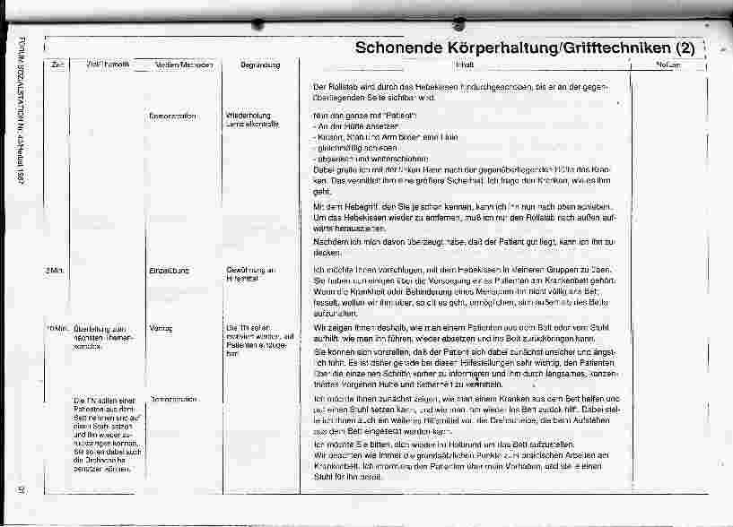 Vorschauseite 3: Schonende Körperhaltung und Grifftechniken (2)