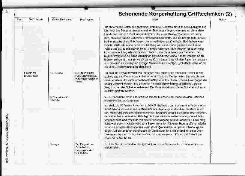Vorschauseite 4: Schonende Körperhaltung und Grifftechniken (2)