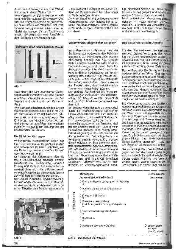 Vorschauseite 2: Sicherheit durch Hygieneein Materialvergleich, Einmalabdeckungen in der Praxis