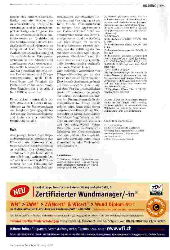 Vorschauseite 4: Freiberuflichkeit von Sachverständigen und Gutachtern