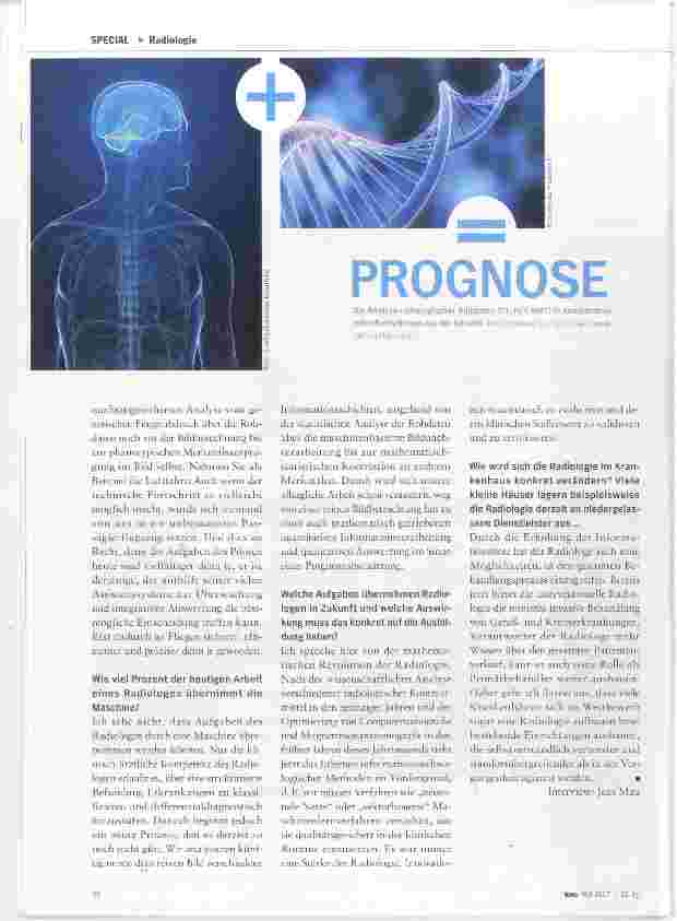 Vorschauseite 5: Radiomics - die Zukunft beginnt jetzt