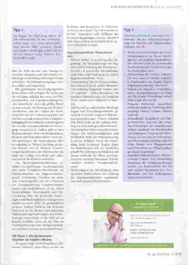 Vorschauseite 3: Kultursensibilität gehört zum Case Management Ein Erfahrungsbericht und Tipps aus der sozialmedizinischen Nachsorgearbeit mit Kindern bei Familien mit Migrationshintergrund