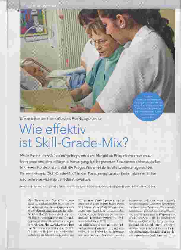 Vorschauseite 1: Wie effektiv ist Skill-Grade-Mix?