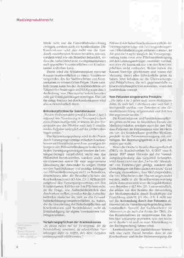 Vorschauseite 3: Die neue Medizinprodukte- Betreiberverordnung, Teil 2