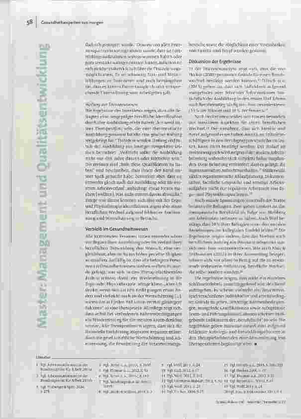 Vorschauseite 3: Berufsflucht in der Ergound Physiotherapie