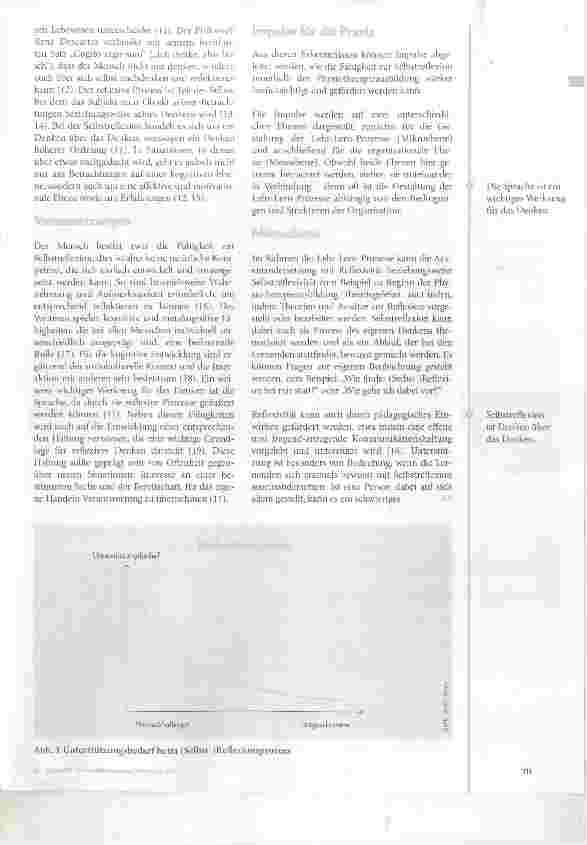 Vorschauseite 2: Denkst du noch oder reflektierst du schon?
