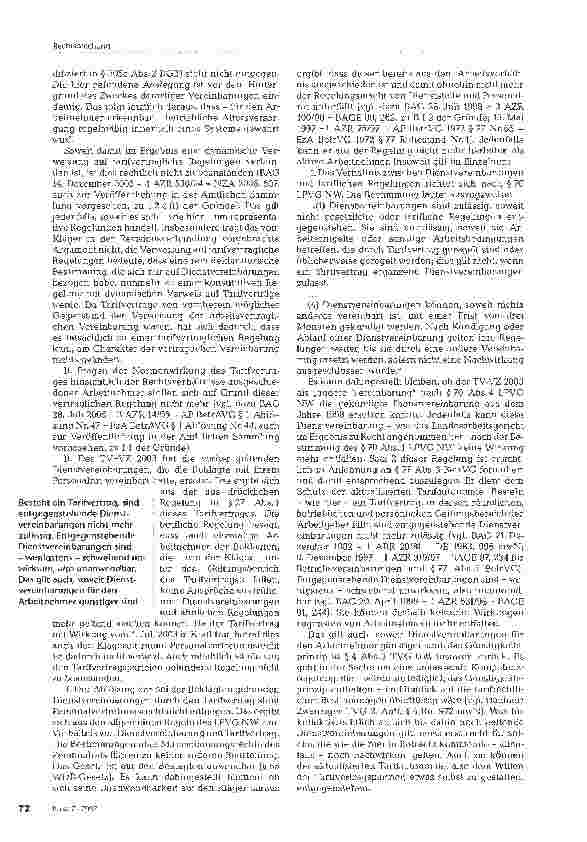 Vorschauseite 4: Anpassung laufender Betriebsrente durch Tarifvertrag