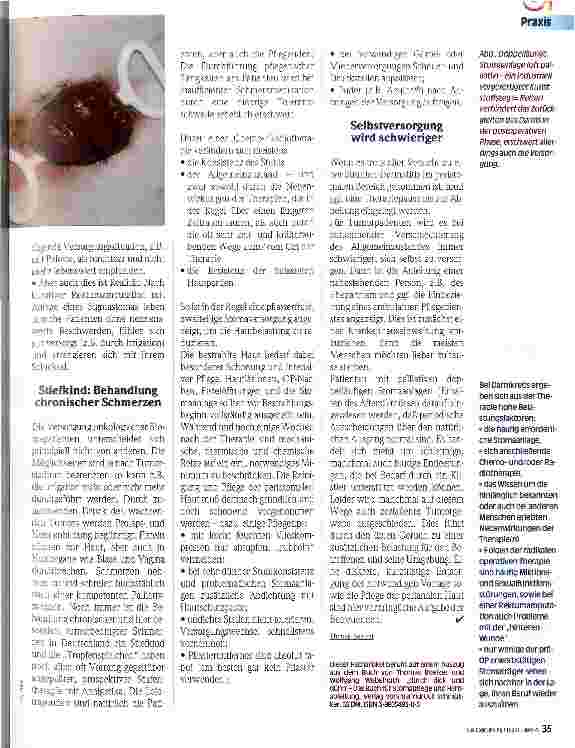 Vorschauseite 2: Stoma und Darmkrebs