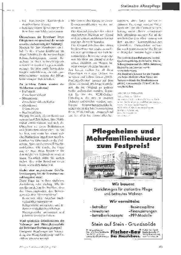 Vorschauseite 3: Was prüft der MDK in der Hauswirtschaft?