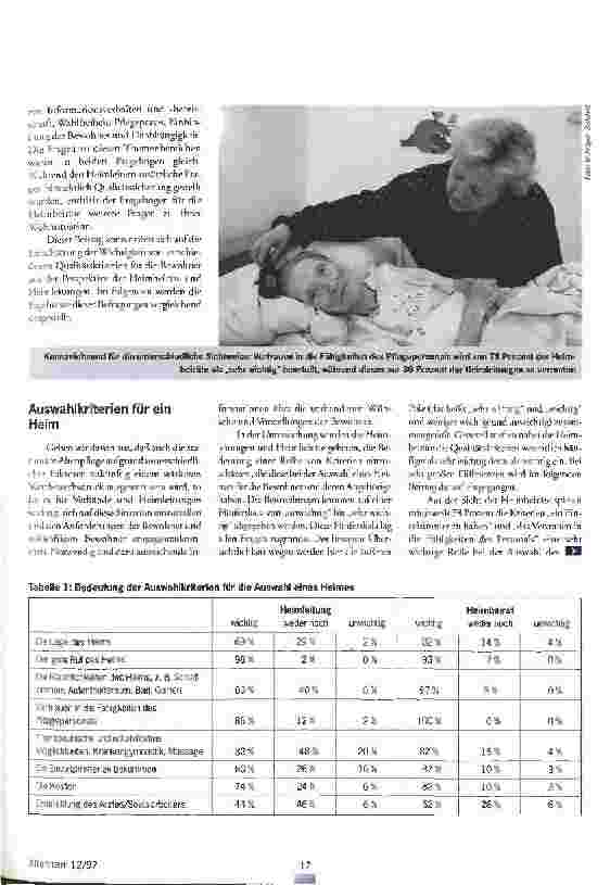 Vorschauseite 2: Bewohner sehen vieles anders