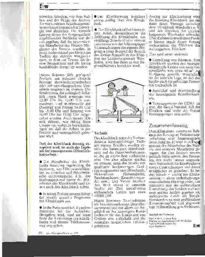 Vorschauseite 3: Klinikfunk