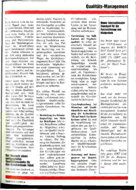Vorschauseite 5: Wettbewerb zwischen den Kostenträgern: Unterschiedliche Vorstellungen zum Qualitätsmanagement?