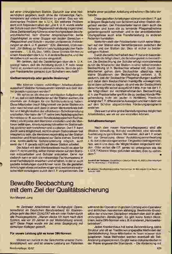 Vorschauseite 3: Freigestellte Praxisanleiterein neuer Trend?