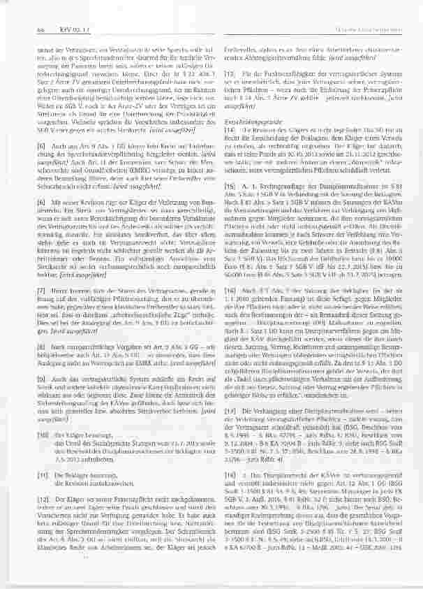 Vorschauseite 2: Vertragsarztrecht Streikverbot für Vertragsärzte