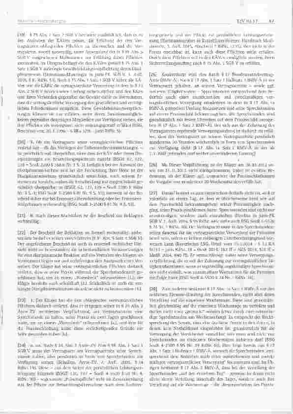 Vorschauseite 3: Vertragsarztrecht Streikverbot für Vertragsärzte