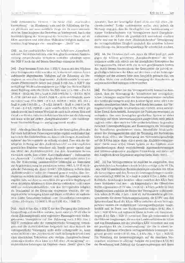 Vorschauseite 5: Vertragsarztrecht Streikverbot für Vertragsärzte