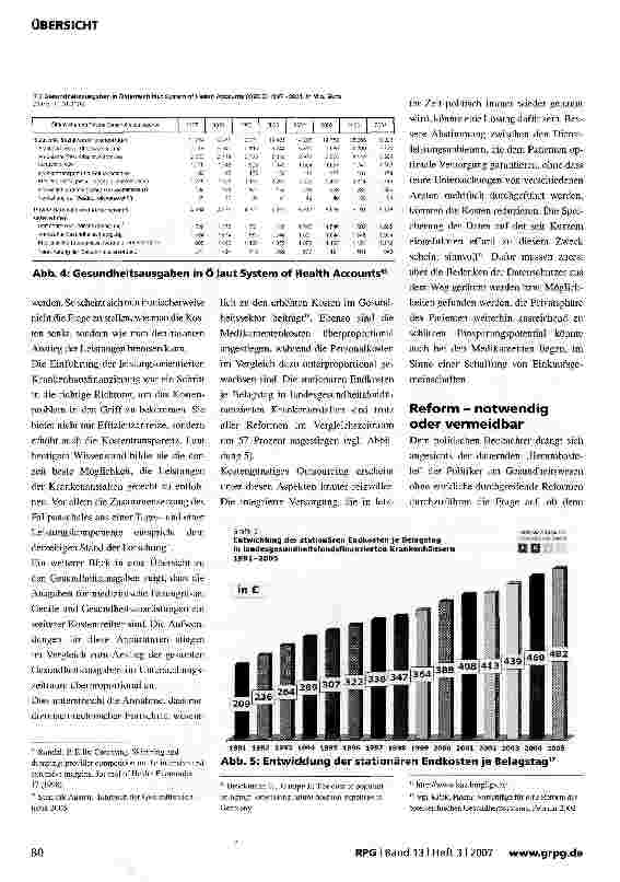 Vorschauseite 6: Gesundheitswesen und die Rolle der Politik in Österreich