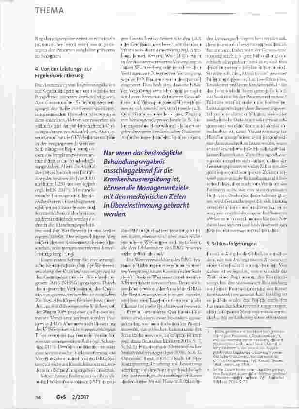 Vorschauseite 6: Hält die Krankenhaus-Regulierung ethischen Kriterien stand?