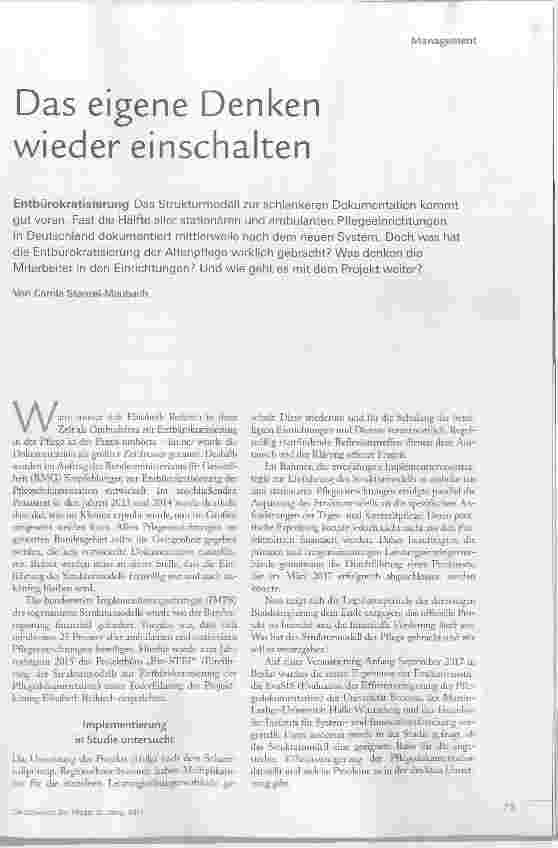 Vorschauseite 2: Das eigene Denken wieder einschalten