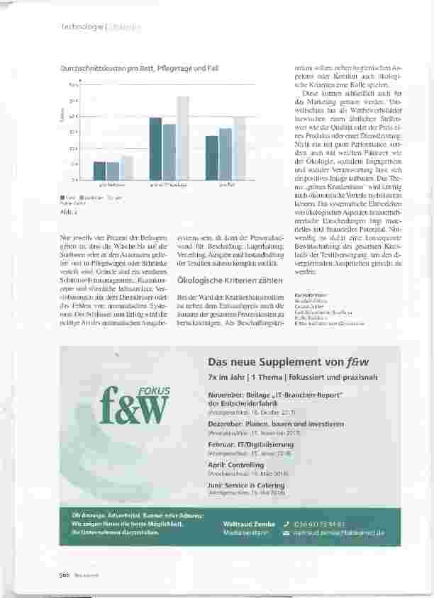 Vorschauseite 3: Krankenhaustextilien Teures Wäschewaschen
