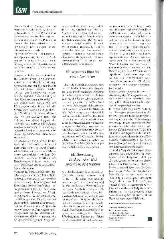Vorschauseite 5: Mehr Effizienz durch optimalen Personaleinsatz