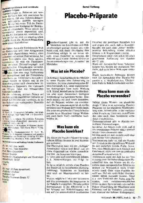 Vorschauseite 3: Endogene Opiate - Pathophysiologie und Klinik