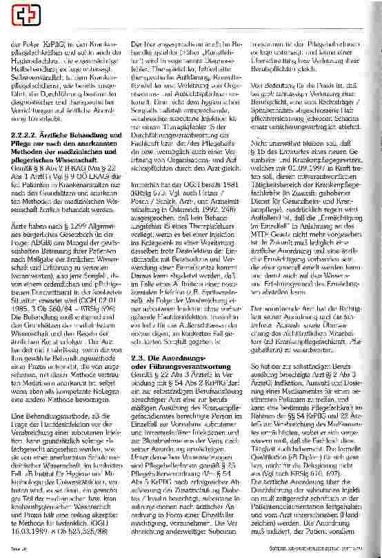 Vorschauseite 3: Die Verabreichung von subcutanen Injektionen durch den Krankenpflegefachdienst und die PflegehelferInnen - strafrechtliche Verantwortung und zivilrechtliche Haftung