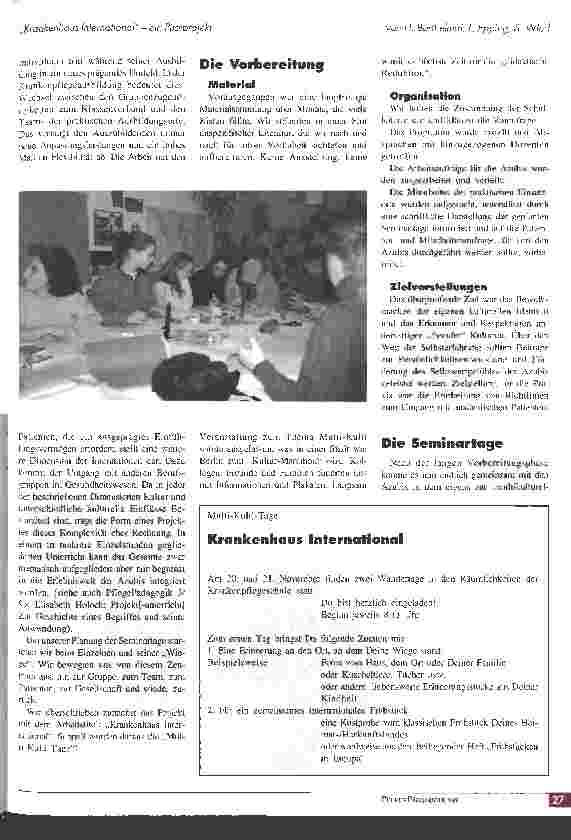 Vorschauseite 2: Krankenhaus International - ein Pilotprojekt