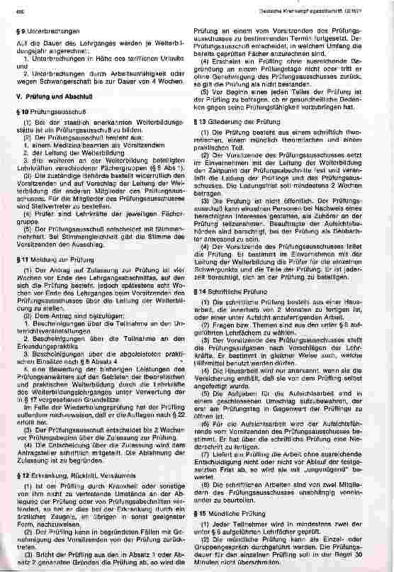Vorschauseite 3: Muster für eine landesgerechte Ordnung der Weiterbildung und Prüfung für Pflegepersonal für Gemeindepflege