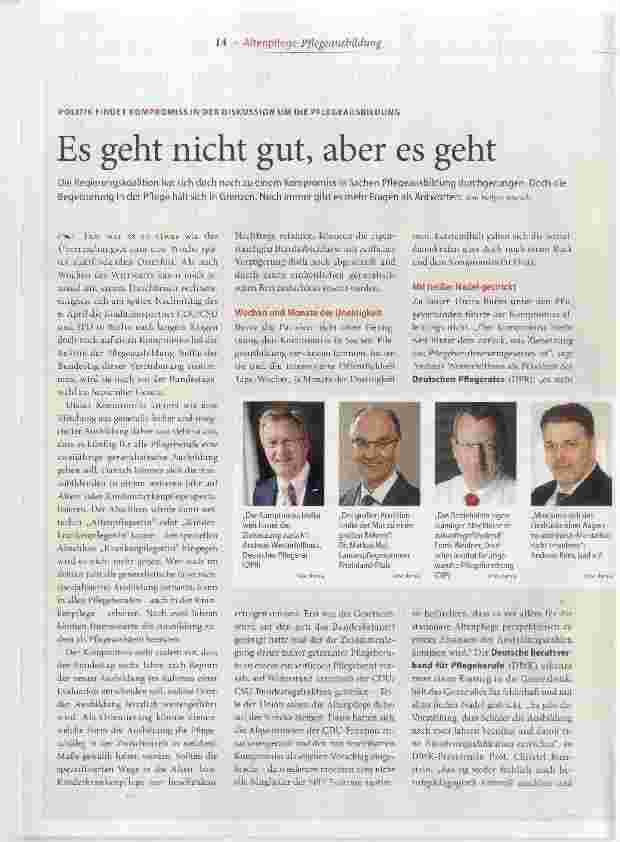 Vorschauseite 1: Es geht nicht gut, aber es geht