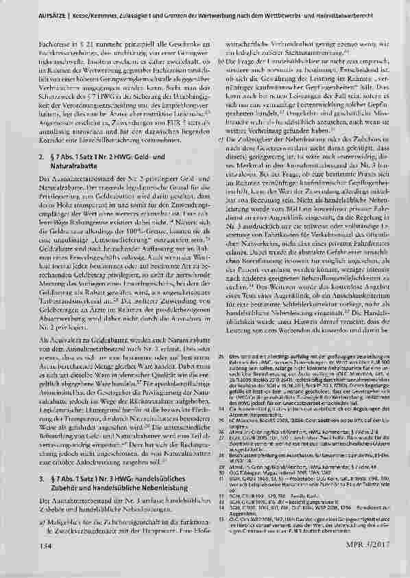 Vorschauseite 4: Zulässigkeit und Grenzen der Wertwerbung nach dem Wettbewerbsund Heilmittelwerberecht Eine Analyse der aktuellen Rechtsprechung zur Reichweite des Zuwendungsverbots nach § 7 HWG