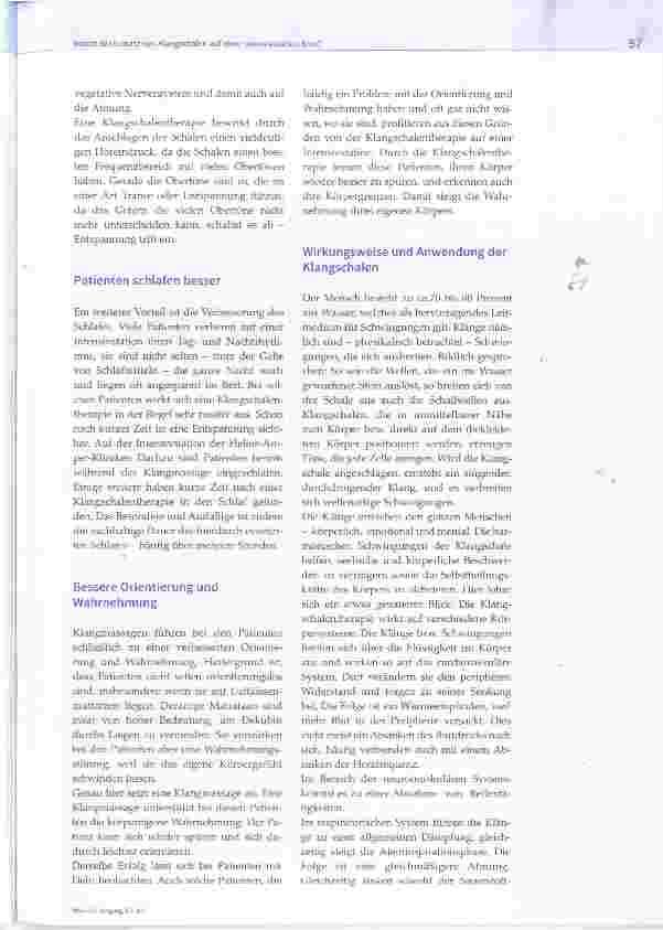 Vorschauseite 3: Macht der Einsatz von Klangschalen auf einer Intensivstation Sinn? Klangschalen als Ergänzung von Hochtechnologie und medikamentöser Therapie
