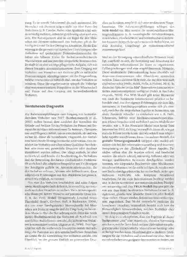 Vorschauseite 2: Umgang mit herausforderndem Verhalten von Menschen mit Demenz