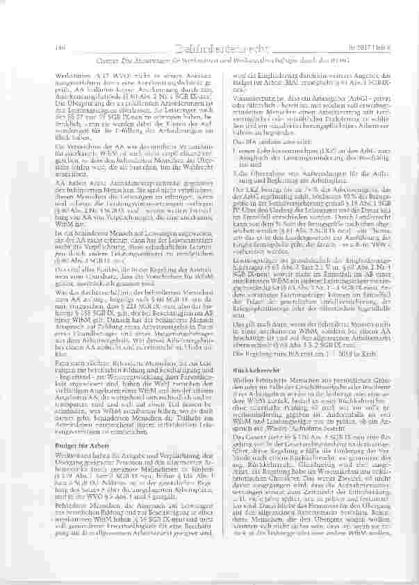 Vorschauseite 5: Die Änderungen für Werkstätten und Werkstattbeschäftirte durch das Bundesteilhabegesetz (BTHG) - Übersicht und Zwischenbilanz