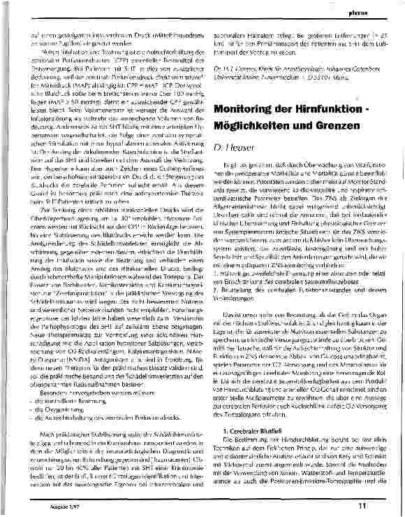 Vorschauseite 2: Präklinische Versorgung des schädelhirntraumatisierten Patienten