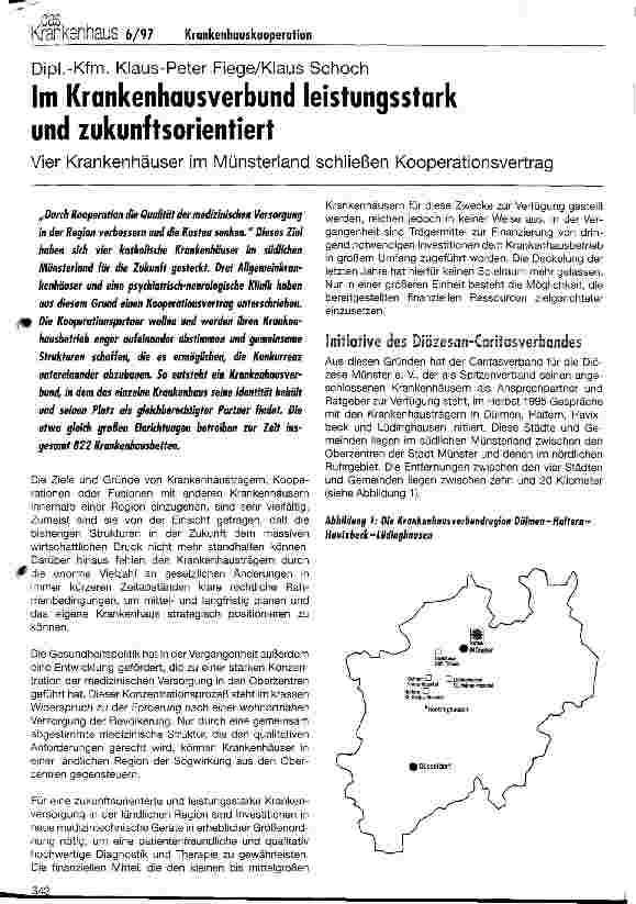 Vorschauseite 1: Im Krankenhausverbund leistungsstark und zukunftsorientiert
