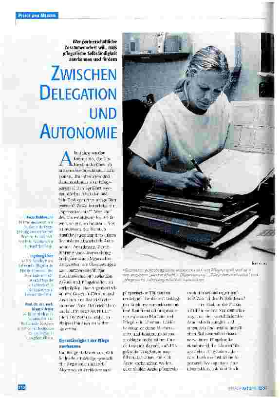 Vorschauseite 1: Zwischen Delegation und Autonomie