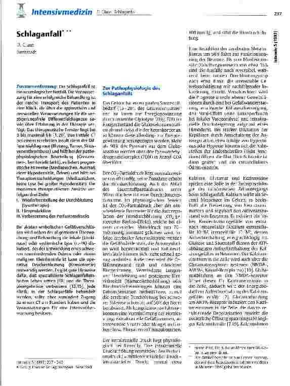 Vorschauseite 1: Schlaganfall