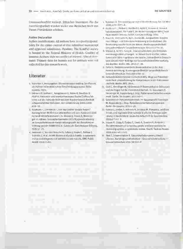 Vorschauseite 3: KomPaS: Studie zur Kommunikation und PatientensicherheitKomPaS: survey on communication and patientsafety