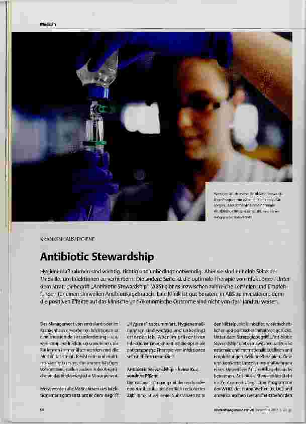 Vorschauseite 1: Antibiotic Stewardship