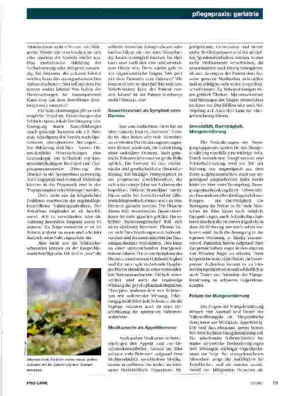 Vorschauseite 2: Ernährung im Alter