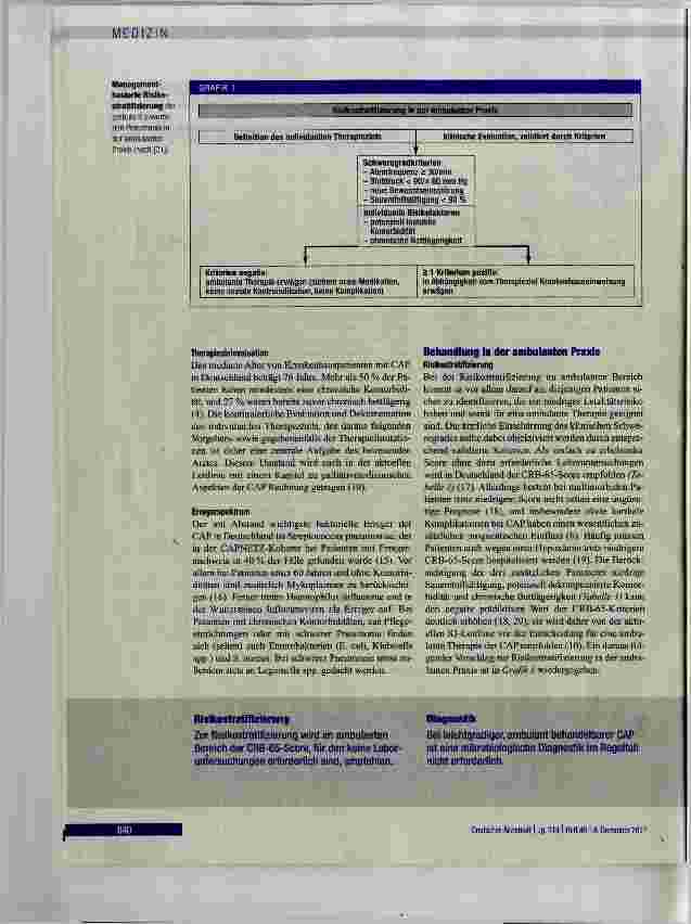 Vorschauseite 3: Ambulant erworbene Pneumonie bei Erwachsenen